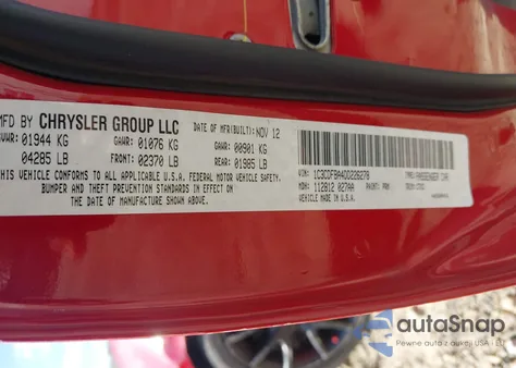 2013 Dodge Dart Rallye из США, поврежденный, VIN 1C3CDFBA4DD226278